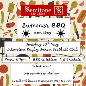 Semitone Singers Summer Do Poster